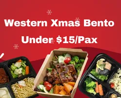 Western Xmas Bento Under $15/Pax